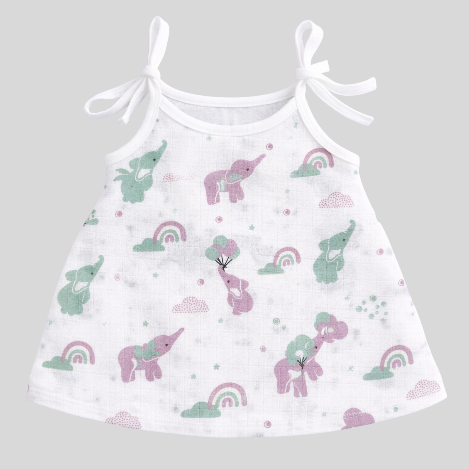 born baby muslin cotton baby frock