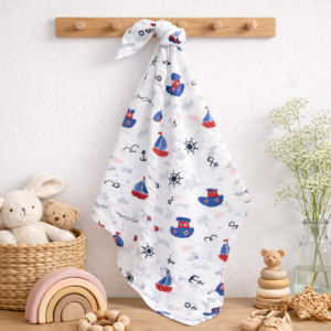 natural cotton muslin swaddle