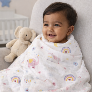 Ultra-soft, breathable & lightweight swaddle