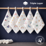 Muslin Face Towel triple Layer